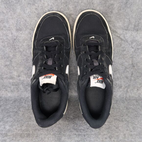 Nike Shoes Youth 5.5 Sneakers Air Force 1 Lifestyle Active Casual Leather Black - Picture 6 of 14